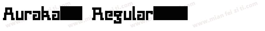 Auraka方黑檀 Regular字体转换